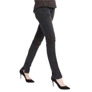 MAJE Quilted E14 Downtown Low Rise Skinny Jeans 28